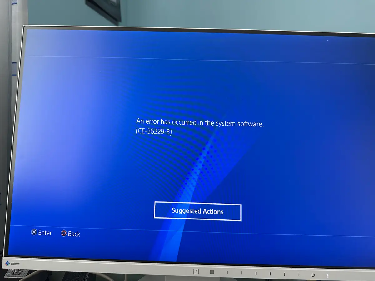 Проблем при стартиране на PS 4 PRO
